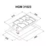 Варочная поверхность Perfelli HGM 31023 I - 5