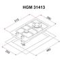 Варочная поверхность Perfelli HGM 31413 I - 6