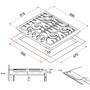 Варочная поверхность Perfelli HGG 61022 BL - 5