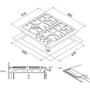 Варочная поверхность Perfelli HGG 61623 BL - 4
