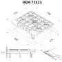 Варочная поверхность Perfelli HGM 71623 I - 6