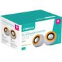 Акустическая система Omega OG-116B white orange 2x3W RMS USB (OG116BWO) - 1