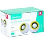 Акустическая система Omega OG-116B white green 2x3W RMS USB (OG116BWG/OG116WG) - 1