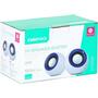 Акустическая система Omega OG-116B white blue 2x3W RMS USB (OG116BWB) - 1