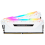 Модуль памяти для компьютера DDR4 16GB (2x8GB) 3600 MHz Vengeance RGB Pro White Corsair (CMW16GX4M2D3600C18W) - 1