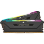 Модуль памяти для компьютера DDR4 16GB (2x8GGB) 3600 MHz Vengeance RGB Pro SL Black Corsair (CMH16GX4M2D3600C18) - 2