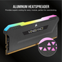 Модуль памяти для компьютера DDR4 16GB (2x8GGB) 3600 MHz Vengeance RGB Pro SL Black Corsair (CMH16GX4M2D3600C18) - 6