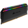 Модуль памяти для компьютера DDR4 32GB (2x16GB) 3200 MHz Dominator Platinum RGB Black Corsair (CMT32GX4M2E3200C16) - 5