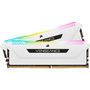 Модуль памяти для компьютера DDR4 16GB (2x8GB) 3600 MHz Dominator Platinum RGB White Corsair (CMT16GX4M2C3600C18W) - 1