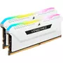 Модуль памяти для компьютера DDR4 16GB (2x8GB) 3600 MHz Dominator Platinum RGB White Corsair (CMT16GX4M2C3600C18W) - 2
