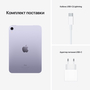 Планшет Apple A2567 iPad mini 2021 Wi-Fi 256GB, Purple (MK7X3RK/A) - 6