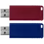 USB флеш накопитель Verbatim 2x32GB Store'n'Go Slider Red/Blue USB 2.0 (49327) - 3