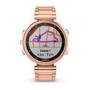 Смарт-часы Garmin fenix 5S Plus, Sapphire, White with Rose Gold-tone Metal Ban (010-01987-11) - 6