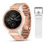 Смарт-часы Garmin fenix 5S Plus, Sapphire, White with Rose Gold-tone Metal Ban (010-01987-11) - 7
