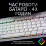 Клавиатура Logitech G915 TKL Lightspeed Wireless RGB Mechanical White (920-009664) - 8