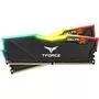 Модуль памяти для компьютера DDR4 8GB (2x4GB) 3000 MHz T-Force Delta Black RGB Team (TF3D48G3000HC16CDC01) - 1