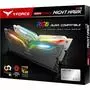 Модуль памяти для компьютера DDR4 16GB (2x8GB) 4000 MHz T-Force Night Hawk White RGB Team (TF2D416G4000HC18EDC01) - 2