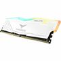 Модуль памяти для компьютера DDR4 4GB 2666 MHz T-Force Delta White RGB Team (TF4D44G2666HC15B01) - 1