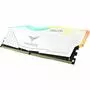 Модуль памяти для компьютера DDR4 4GB 2666 MHz T-Force Delta White RGB Team (TF4D44G2666HC15B01) - 1