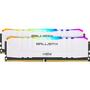 Модуль памяти для компьютера DDR4 32GB (2x16GB) 3600 MHz Ballistix White RGB Micron (BL2K16G36C16U4WL) - 3