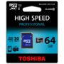 Карта памяти Toshiba 64Gb microSDXC class 10 (SD-C064UHS1(BL5A) - 1