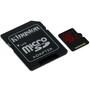 Карта памяти Kingston 64GB microSDXC Class 10 UHS-I U3 (SDCA3/64GB) - 1