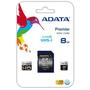 Карта памяти ADATA 8GB SDHC class 10 UHS-1 (ASDH8GUICL10-R) - 1