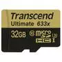 Карта памяти Transcend 32GB microSD Class10 UHS-I U3 (TS32GUSDU3) - 1