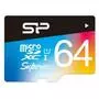 Карта памяти Silicon Power 64GB microSD class10 UHS-I Superior COLOR (SP064GBSTXDU1V20SP) - 1