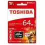 Карта памяти Toshiba 64GB microSDXC class 10 UHS-I (THN-M301R0640EA) - 2