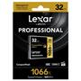 Карта памяти Lexar 32GB Compact Flash 1066X Professional (LCF32GCRBEU1066) - 1