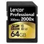 Карта памяти Lexar 64GB SDXC class 10 UHS-II U3 (LSD64GCRBEU2000R) - 1