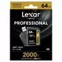Карта памяти Lexar 64GB SDXC class 10 UHS-II U3 (LSD64GCRBEU2000R) - 2