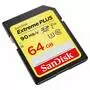 Карта памяти SanDisk 64GB SDXC class 10 UHS-I U3 4K Extreme Plus (SDSDXWF-064G-GNCIN) - 1