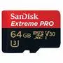 Карта памяти SanDisk 64GB microSD class 10 UHS-I U3 (SDSQXXG-064G-GN6MA) - 1