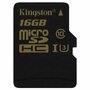 Карта памяти Kingston 16GB microSDHC class 10 UHS-I U3 4K (SDCG/16GB) - 1