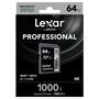 Карта памяти Lexar 64GB SDXC class 10 UHS-II U3 4K (LSD64GCRBEU1000) - 2