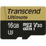 Карта памяти Transcend 16GB microSDHC class 10 UHS-I U3 MLC (TS16GUSDU3M) - 1