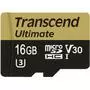Карта памяти Transcend 16GB microSDHC class 10 UHS-I U3 MLC (TS16GUSDU3M) - 1