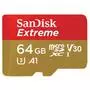 Карта памяти SanDisk 64GB microSDXC Class10 UHS-I V30 A1 4K (SDSQXAF-064G-GN6MA) - 1