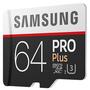Карта памяти Samsung 64GB microSD class 10 PRO PLUS UHS-I G3 (MB-MD64GA/RU) - 2