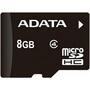 Карта памяти ADATA 8GB microSDHC Class 4 (AUSDH8GCL4-RM3BKBL) - 1