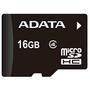 Карта памяти ADATA 16GB microSDHC Class 4 (AUSDH16GCL4-RM3BKBL) - 1