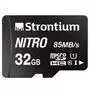 Карта памяти Strontium Flash 32GB microSDHC class 10 UHS-1 NITRO (SRN32GTFU1QA) - 2