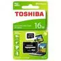 Карта памяти Toshiba 16GB microSD class 10 USH-I U1 (THN-M203K0160EA) - 2