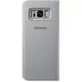 Чехол для моб. телефона Samsung для Galaxy S8 (G950) LED View Cover Silver (EF-NG950PSEGRU) - 1