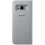 Чехол для моб. телефона Samsung для S8+/EF-NG955PSEGRU - LED View Cover (Silver) (EF-NG955PSEGRU) - 1