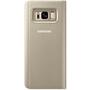 Чехол для моб. телефона Samsung для S8/EF-ZG950CFEGRU - Clear View Standing Cover (Gold) (EF-ZG950CFEGRU) - 1