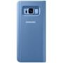 Чехол для моб. телефона Samsung для S8/EF-ZG950CLEGRU - Clear View Standing Cover (Blue) (EF-ZG950CLEGRU) - 1