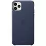 Чехол для моб. телефона Apple iPhone 11 Pro Max Leather Case - Midnight Blue (MX0G2ZM/A) - 1